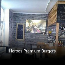Heroes Premium Burgers tisch reservieren