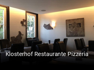 Klosterhof Restaurante Pizzeria tisch buchen