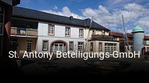 St. Antony Beteiligungs-GmbH tisch reservieren