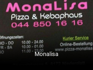 Jetzt bei Monalisa einen Tisch reservieren