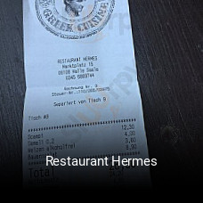 Restaurant Hermes tisch reservieren