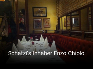 Jetzt bei Schatzi's Inhaber Enzo Chiolo einen Tisch reservieren