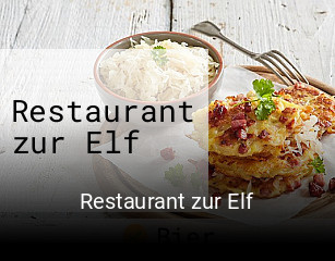 Restaurant zur Elf tisch reservieren