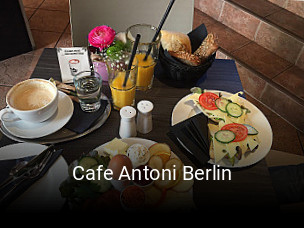 Jetzt bei Cafe Antoni Berlin einen Tisch reservieren