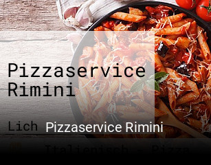 Pizzaservice Rimini tisch buchen