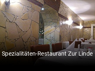 Spezialitäten-Restaurant Zur Linde tisch reservieren