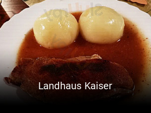 Landhaus Kaiser online reservieren