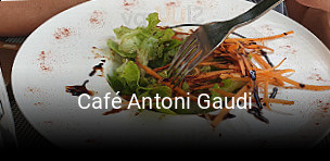 Café Antoni Gaudi tisch buchen