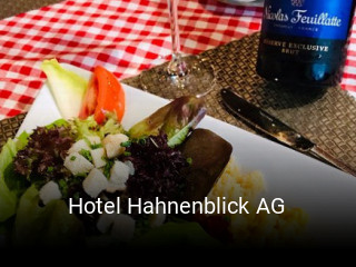 Hotel Hahnenblick AG tisch buchen