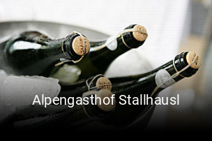 Alpengasthof Stallhausl tisch buchen