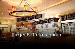 Rieger Buffetrestaurant online reservieren