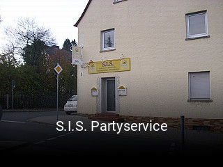 S.I.S. Partyservice tisch reservieren