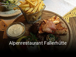 Alpenrestaurant Fallerhütte tisch reservieren