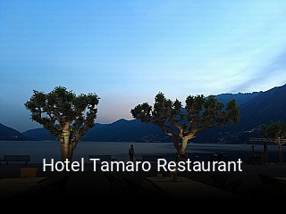 Hotel Tamaro Restaurant tisch buchen