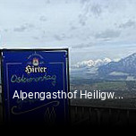 Alpengasthof Heiligwasser 1240mn tisch buchen