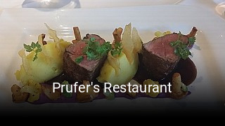 Prufer's Restaurant tisch reservieren