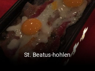 St. Beatus-hohlen tisch reservieren