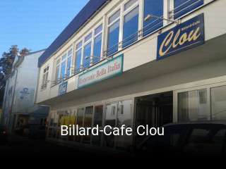 Jetzt bei Billard-Cafe Clou einen Tisch reservieren
