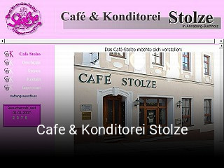 Cafe & Konditorei Stolze online reservieren