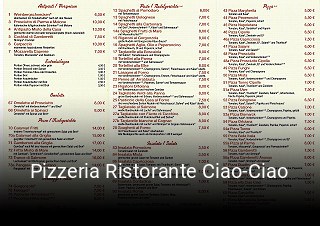 Jetzt bei Pizzeria Ristorante Ciao-Ciao einen Tisch reservieren