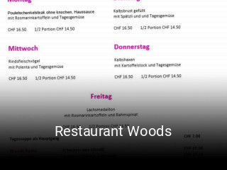 Restaurant Woods online reservieren