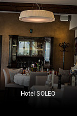 Hotel SOLEO tisch buchen