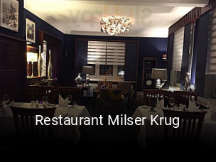Restaurant Milser Krug tisch reservieren