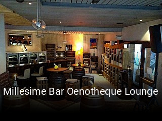 Millesime Bar Oenotheque Lounge tisch reservieren