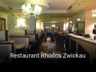 Jetzt bei Restaurant Rhodos Zwickau einen Tisch reservieren