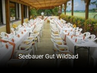 Seebauer Gut Wildbad tisch reservieren