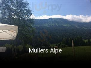 Mullers Alpe tisch buchen