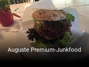 Auguste Premium-Junkfood reservieren