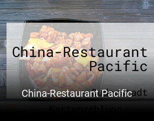 China-Restaurant Pacific tisch buchen