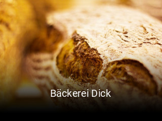 Bäckerei Dick tisch buchen