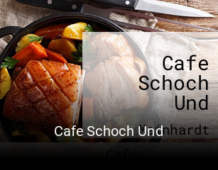 Cafe Schoch Und tisch reservieren