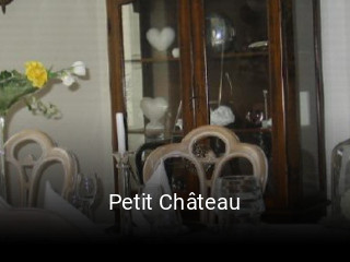 Jetzt bei Petit Château einen Tisch reservieren