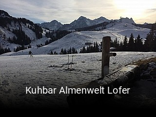 Kuhbar Almenwelt Lofer online reservieren