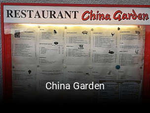 China Garden tisch reservieren