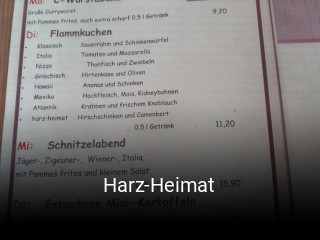 Jetzt bei Harz-Heimat einen Tisch reservieren