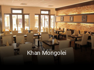 Khan Mongolei tisch reservieren