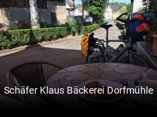Schäfer Klaus Bäckerei Dorfmühle online reservieren