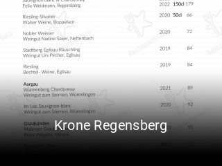 Krone Regensberg online reservieren