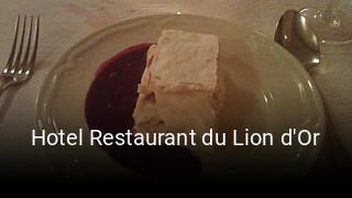 Jetzt bei Hotel Restaurant du Lion d'Or einen Tisch reservieren