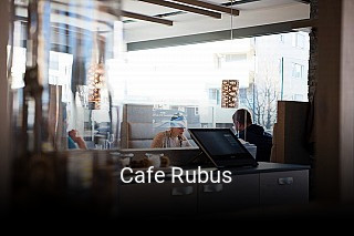 Cafe Rubus tisch buchen