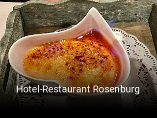 Hotel-Restaurant Rosenburg tisch reservieren