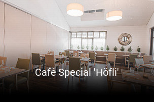 Café Special 'Höfli' tisch buchen