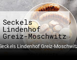 Seckels Lindenhof Greiz-Moschwitz tisch reservieren