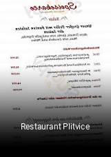 Restaurant Plitvice online reservieren