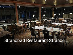 Strandbad Restaurant Strandcafe tisch buchen