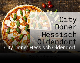 City Doner Hessisch Oldendorf tisch buchen